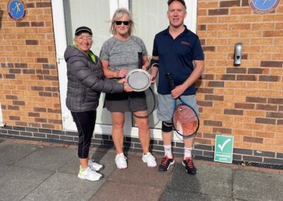 Vicky and Simon, winners of The Monica Clarke Plate